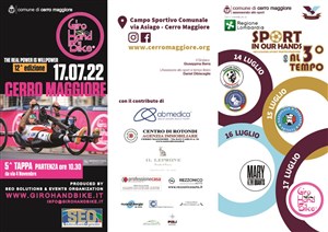 Volantino pieghevole Giro d'Italia Handbike quinta tappa