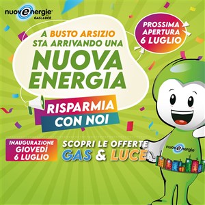 Inaugurazione negozio partner Nuovenergie a Busto Arsizio