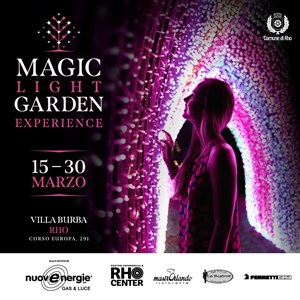 Nuovenergie main sponsor Magic Light Garden Experience