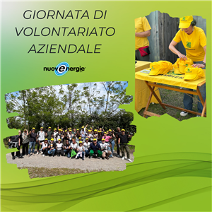 Nuovenergie e Legambiente Lombardia giornata volontariato aziendale 2025