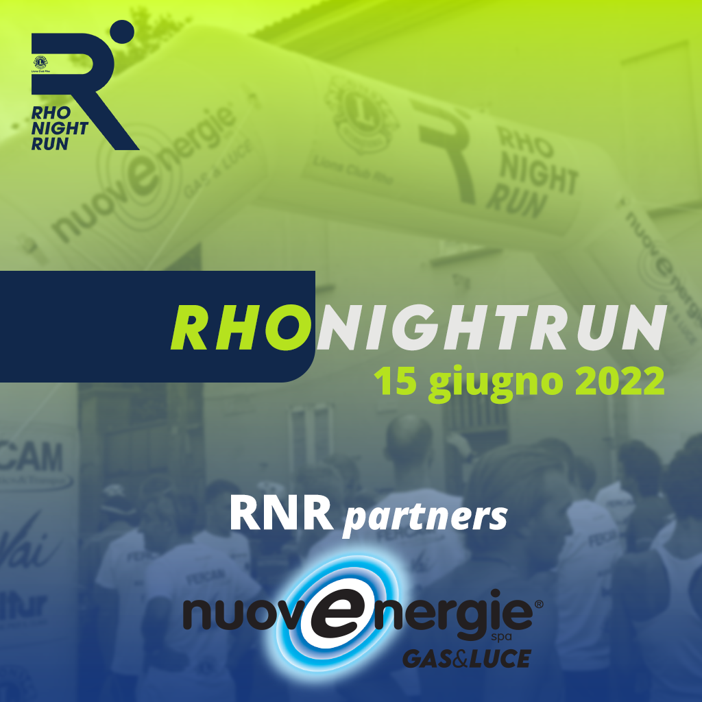Nuovenergie sponsor della Rho Night Run 