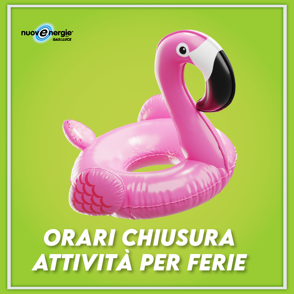 chiusure estive 2022 Nuovenergie Spa