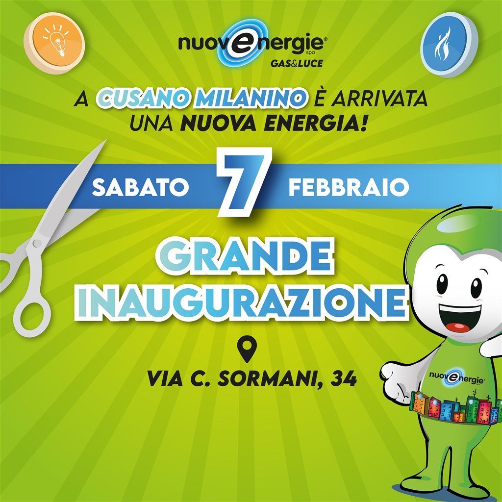 Inaugurazione store Nuovenergie a Cusano Milanino