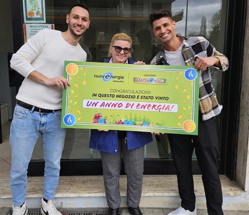 Complimenti alla vincitrice del consorso vinci un anno di energia 2025 Nuovenergie