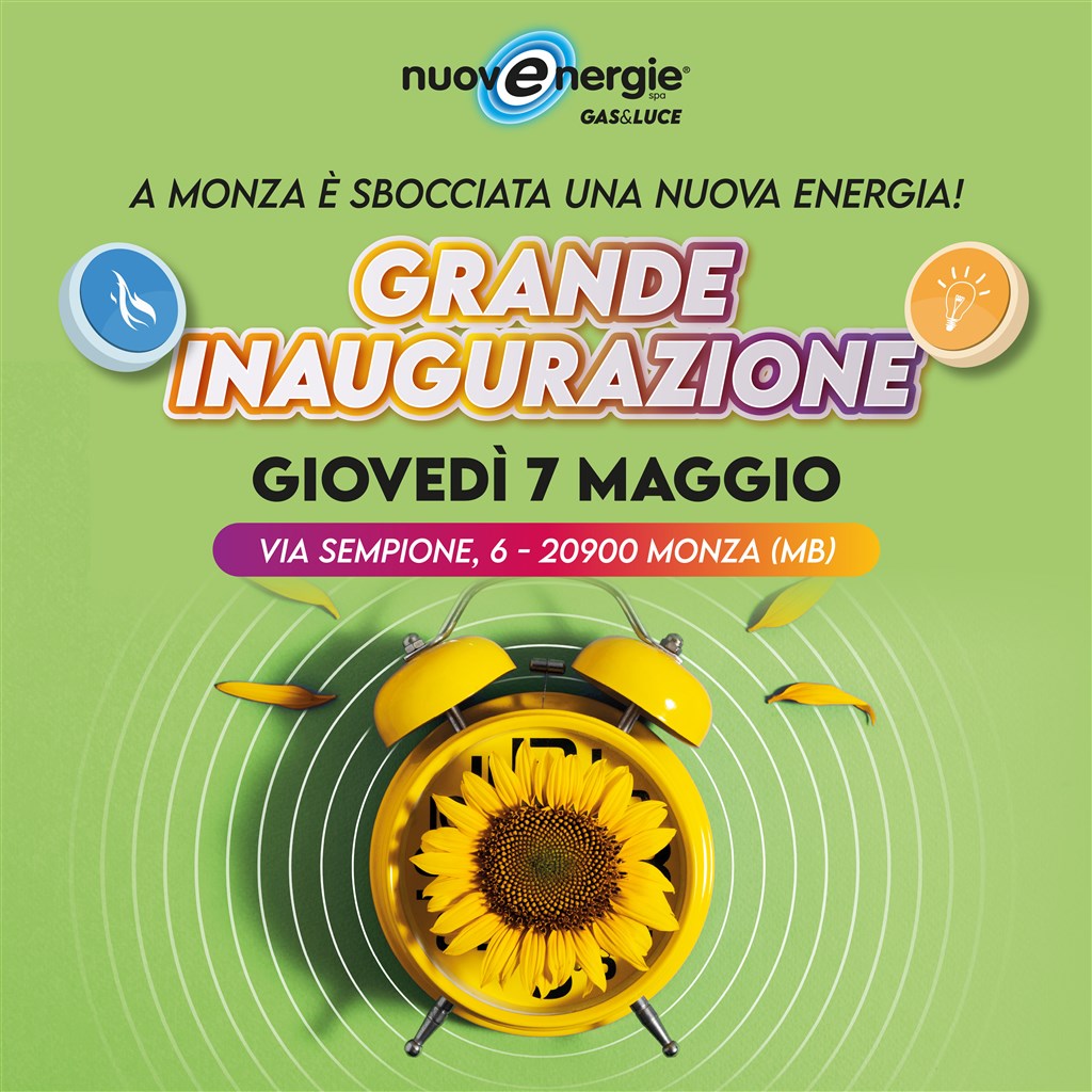 Inaugurazione store Nuovenergie a Monza