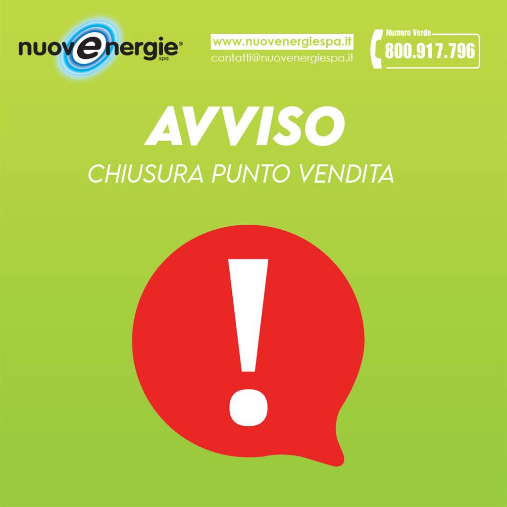 Avviso Chiusura Punto Vendita Di Busto Garolfo