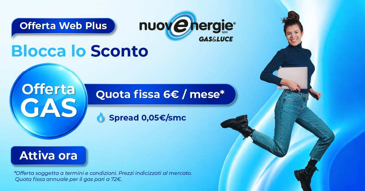 Web Plus Gas esclusiva online
