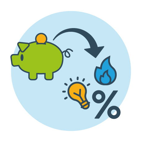Icona vantaggi Nuovenergie per te cashback