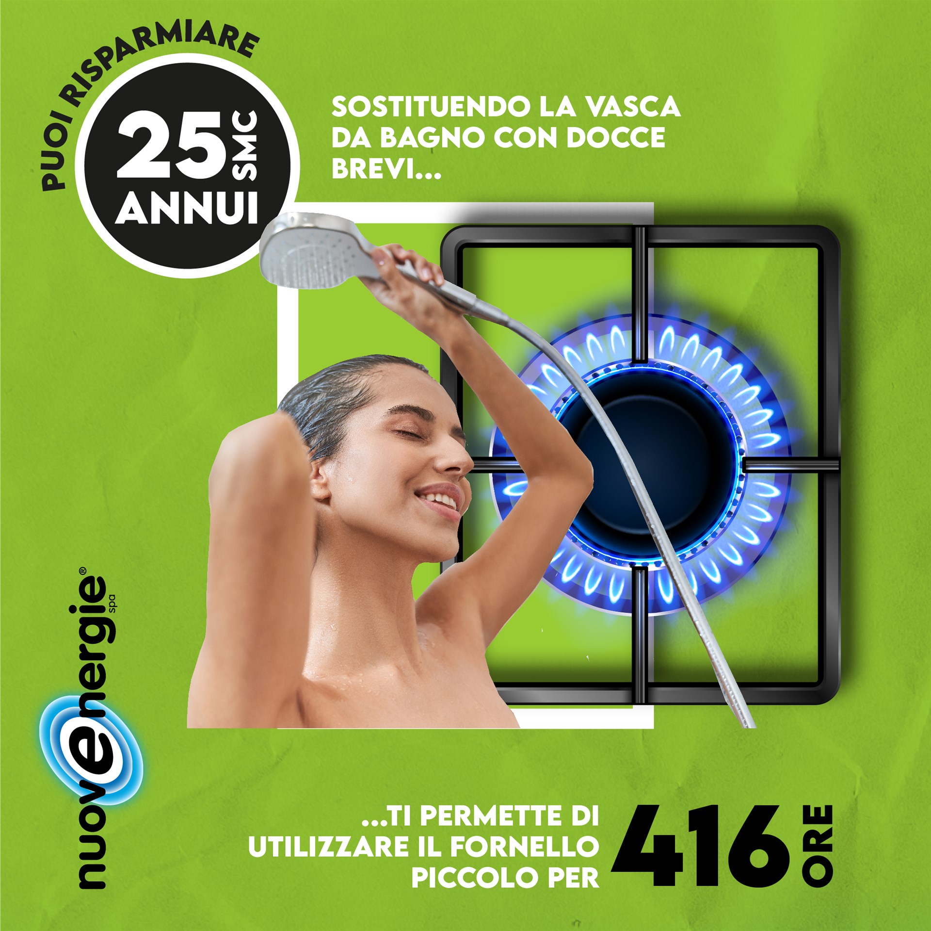 Fare docce brevi e rinunciare alla vasca da bagno