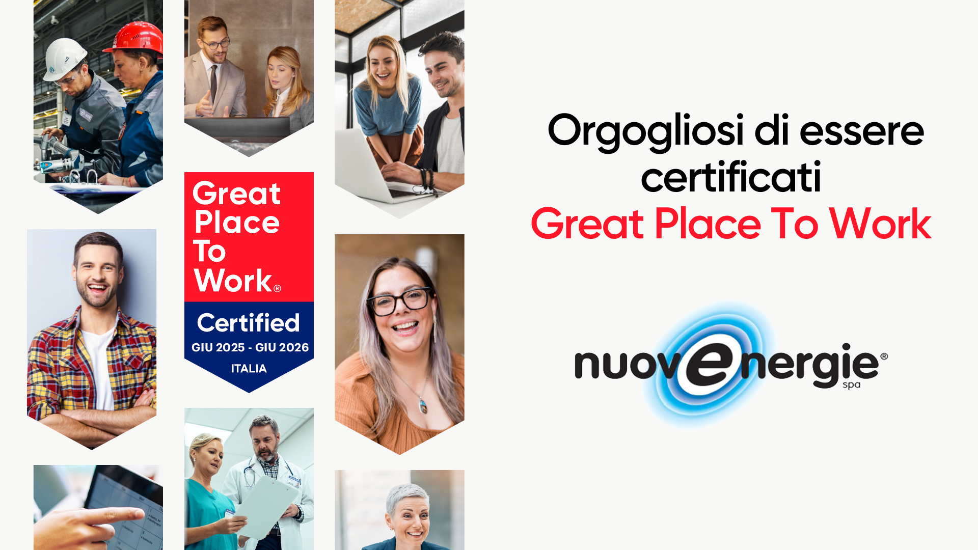 Cartolina certificazione Great Place to Work 2025