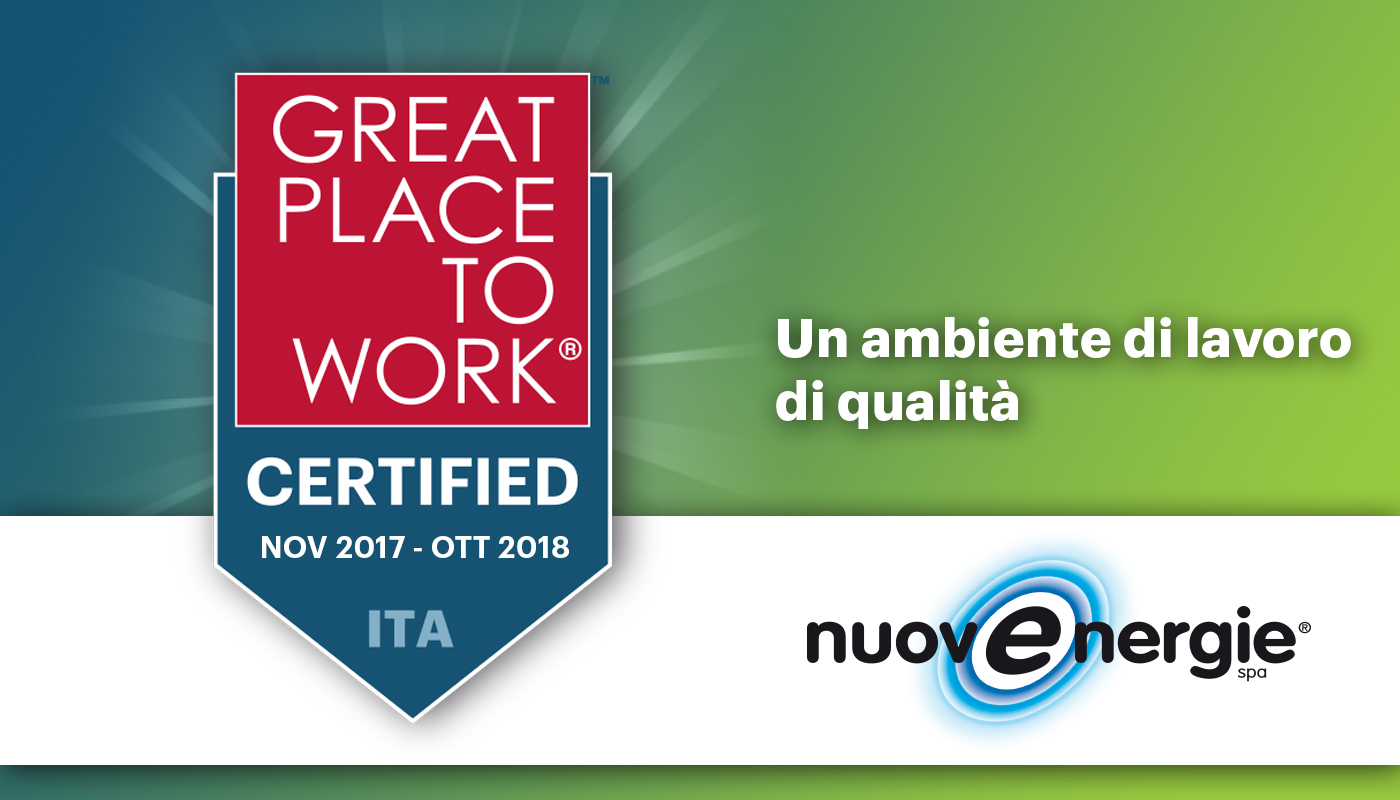 Nuovenergie GPTW 2017 - 2018
